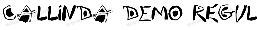 Callinda DEMO Regula字体转换